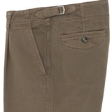 Milo Coffee Side Tab Cotton Chino