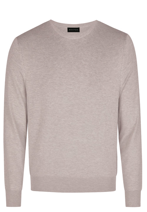 Warm Stone Merino Wool Crew Knit