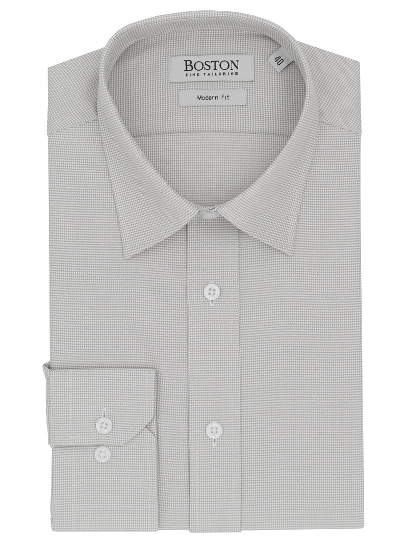 Liberty Business Grey Microchecked Shirt