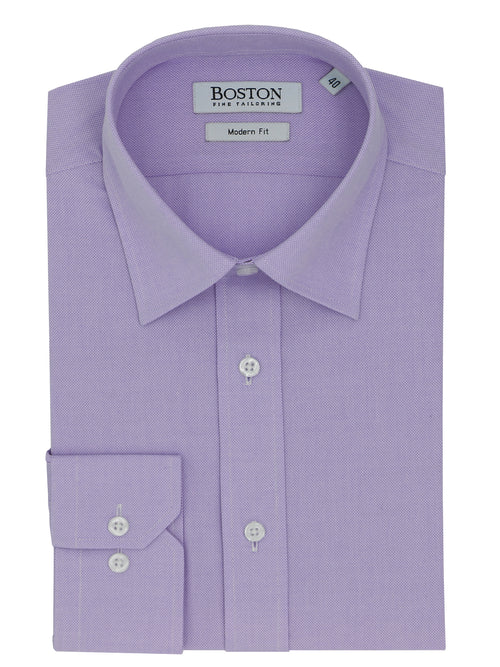 Liberty Business Lavender Textured Shirt