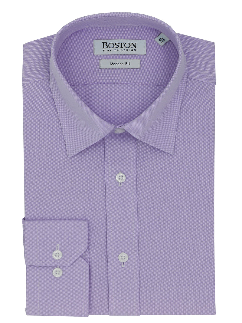 Liberty Business Lavender Textured Shirt