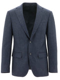 Lazio Navy Wool Blend Sports Jacket