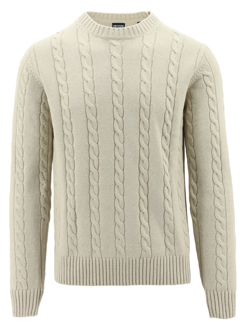 Ivory Cable Knit Jumper