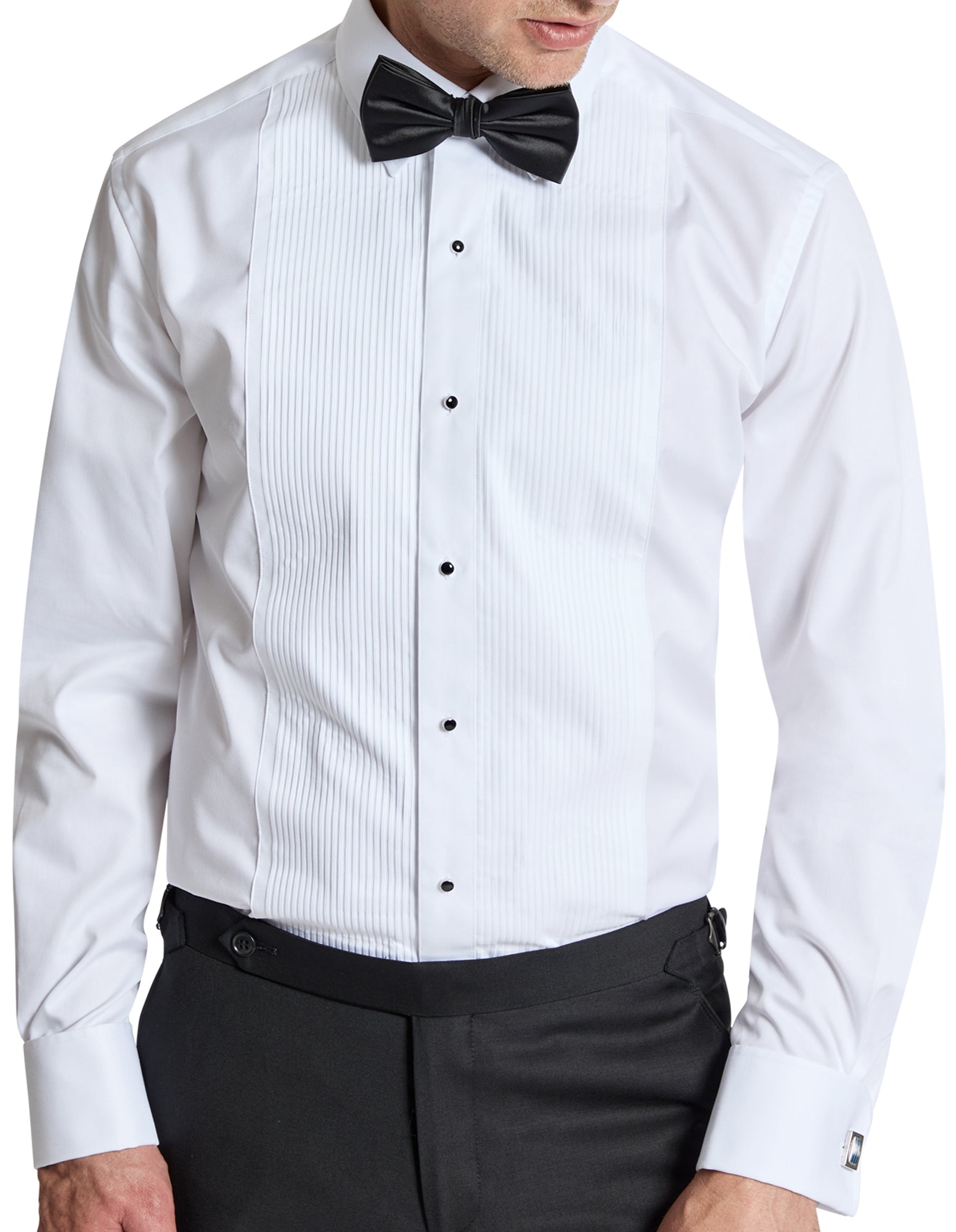 Frill 5WT White Easycare Dinner Shirt