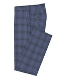 Parker Edward Blue Checked Suit