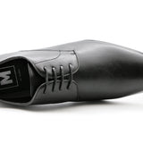 Pisa Black Vegan Derby Shoe