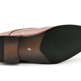 Pisa Tan Vegan Derby Shoe