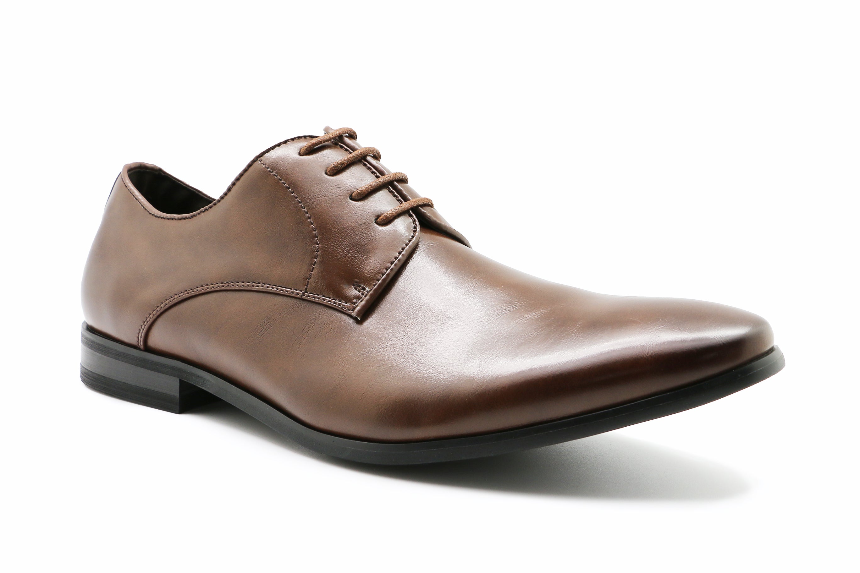Pisa Brown Vegan Derby Shoe