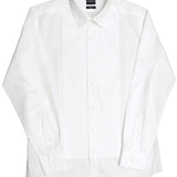 Plain Button 5WT White Easycare Dinner Shirt