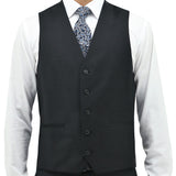 Ryan 106 Charcoal Australian Merino Wool Waistcoat