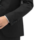 Shawl Shape 203 Black Australian Merino Wool Dinner Jacket