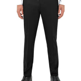 Edward 203 Black Australian Merino Wool Suit Trouser