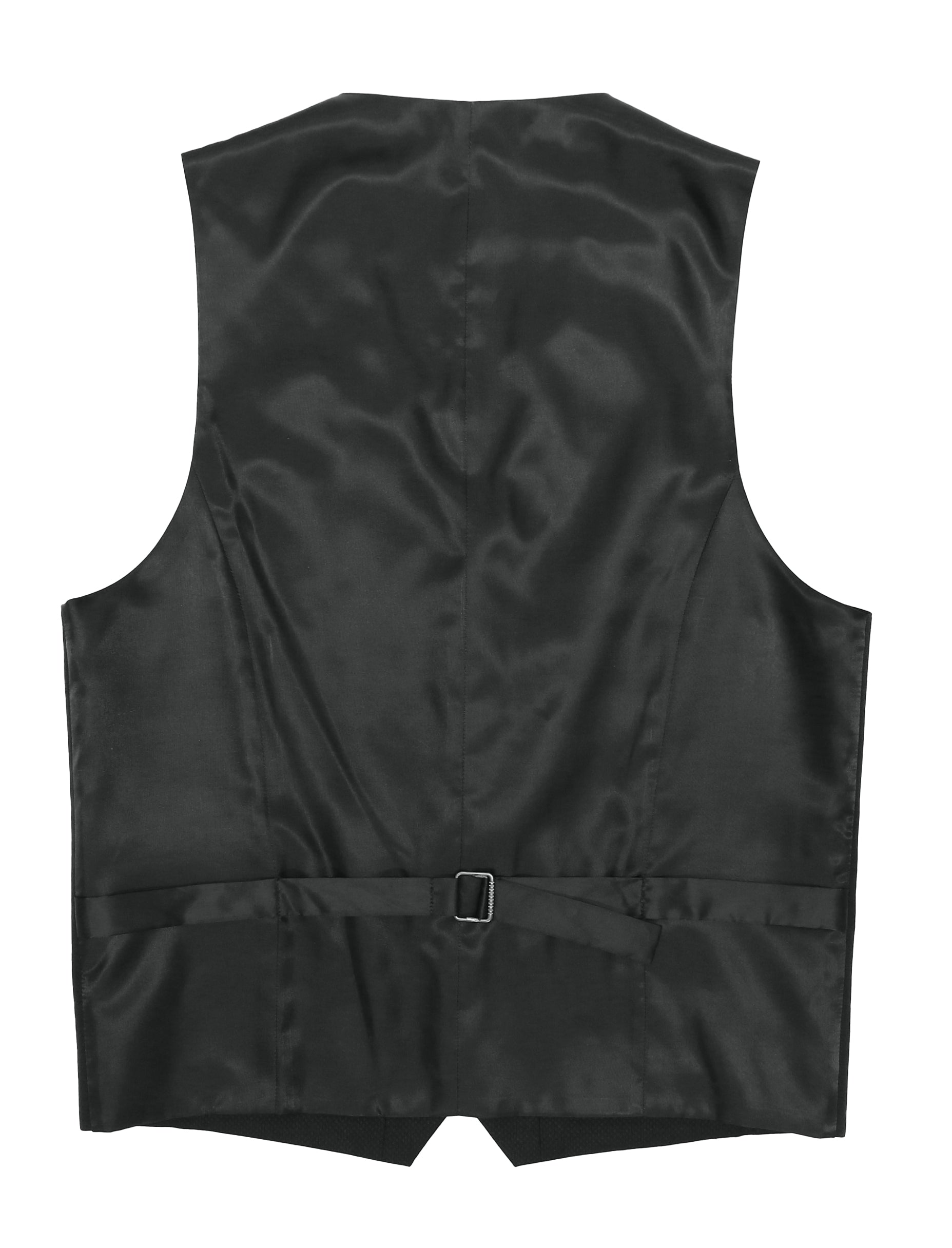 Ryan 203 Black Australian Merino Wool Waistcoat