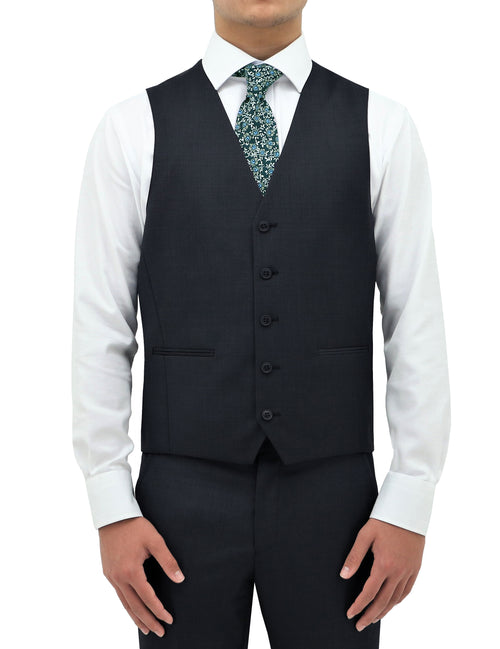 Ryan 704 Navy Wool Waistcoat