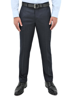 Lyon 101 Navy Australian Merino Wool Suit Trouser