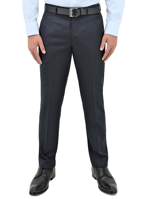 Lyon 101 Navy Wool Trouser