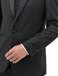 Jason 106 Black Wool Dinner Jacket